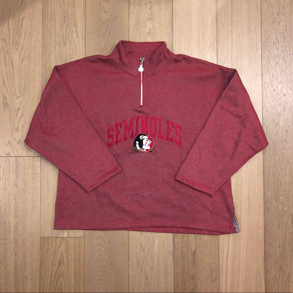 Vtg Florida Seminoles Pro Player Zip Sweatshirt
